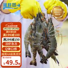 渔鲜同YUXIANTING TOUSH’S 拓食 渔鲜同YUXIANTING越南生冻黑虎虾（特大号）500g/盒 15只 火锅食材 海鲜水产