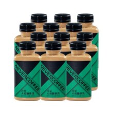NEVER COFFEE冷萃咖啡饮料300ml/瓶拿铁生椰冰博客无蔗糖茉莉拿铁 冷萃无蔗糖拿300ml*12瓶 冷萃精品咖啡 300mL