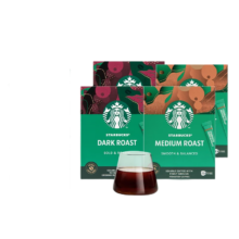 31日20点、plus会员：星巴克（Starbucks） 进口黑咖啡 随机40杯装