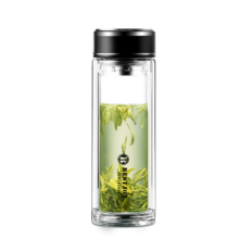 PLUS会员:富光  双层玻璃水杯320ml