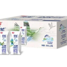 PLUS会员：光明优加A2β-酪蛋白纯牛奶 200ml*24盒
