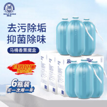 狼王 洁厕灵带挂绳 250g 6瓶 【一年装】