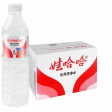 WAHAHA 娃哈哈 纯净水596ml24饮用水整箱瓶装 6瓶