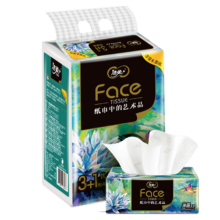 plus会员:洁柔抽纸 艺术油画Face4层80抽*4包