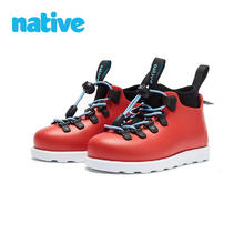 native 儿童马丁靴男童鞋冬季新品面包靴 洗 红色|白色 24码(150mm)