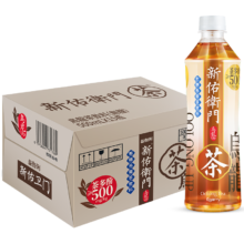 plus会员：新佑卫门 无糖乌龙茶UP 茶饮料 0糖0卡0脂 500ml*12瓶