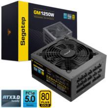 鑫谷（segotep）GM1250W金牌全模组电源（ATX3.0/原生PCIE5.0/全电压宽幅/低噪台式机电脑游戏主机箱电源）799元 (月销3000+)
