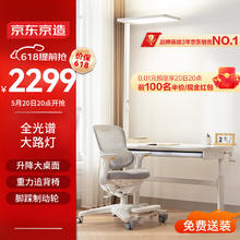 20日20点：京东京造 JZXS-T001 儿童桌椅套装 灰色