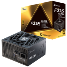 plus会员：Seasonic 海韵 FOCUS GX750W电源 ATX3金牌全模 全日系电容 压纹线 原生12VHPWR PCIe5.0+凑单