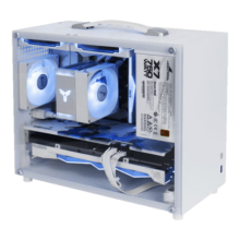 AMD锐龙R5 8400F/RX6750GRE/RX7700XT高端3A迷你台式组装电脑主机GTA5电竞游戏直播渲染DIY设计整机 8400F丨准系统丨16G+500G丨配置一