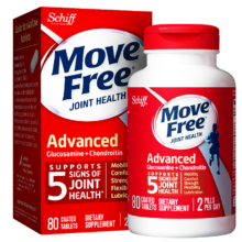 京东百亿补贴：Move Free益节 氨糖红瓶 80粒