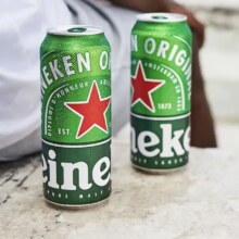 PLUS会员：Heineken 喜力 啤酒（Heineken）经典黄啤听装 500mL 6罐