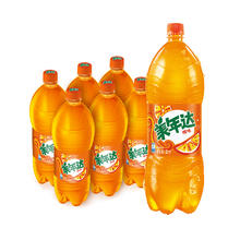 MIRINARA 美年达 百事可乐 美年达 Mirinda 橙味 碳酸饮料 2L*6瓶 新老包装随机发货