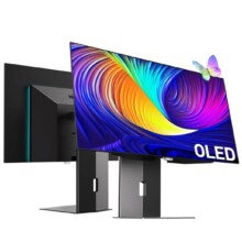 31号20点、PLUS会员：HKC 26.5英寸 OLED 2K 240Hz 0.03ms电竞游戏屏幕旋转升降显示器 OG27QK