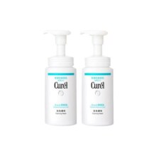 【自营】Curel珂润清洁泡沫150ml*2敏感肌深层洁颜氨基酸洗面奶