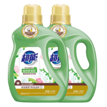 plus会员:超能植沐悦色洗衣液2.38kg*2瓶＊2件