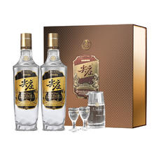 88VIP会员：尖庄 五粮液股份尖庄高光礼盒52度500mL*2礼盒装团圆白酒酒水