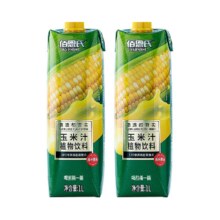 88VIP：佰恩氏 NFC水果玉米汁0脂1L×2瓶