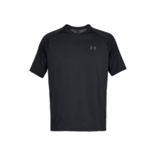 安德玛（UNDERARMOUR）Tech 2.0男子干爽训练运动短袖T恤1326413 黑色001 XL