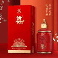 宜宾五粮液生产，尊酒 金尊系列 红尊 52度浓香型白酒500mL*6瓶 整箱