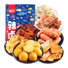 88VIP：盐津铺子 休闲零食大礼包 约25小包 268g