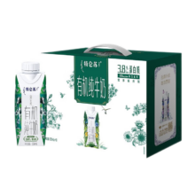 PLUS会员:特仑苏 有机纯牛奶梦幻盖整箱营养早餐奶 250ml*10盒礼盒装年货礼盒 单提装