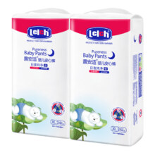 露安适（Lelch）日夜纯净pure箱装安心裤XL码68片+赠mini学走裤XL码16片
