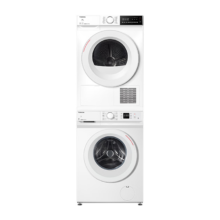 618预售、PLUS会员：TOSHIBA 东芝 小白桃洗烘套装 DG-7T11B+DH-10T13B 7KG 超薄全自动滚筒洗衣机+10KG热泵式变频烘干机