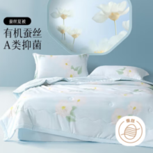 PLUS会员！BLISS 百丽丝 100%有机蚕丝抗菌夏凉被 150×200cm