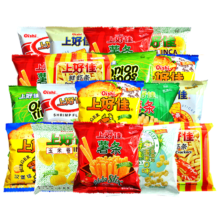 上好佳 薯片鲜虾片 多口味混合 20包
