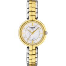 天梭（TISSOT）手表 弗拉明戈系列钢带石英女表 母亲节礼物T094.210.22.111.01