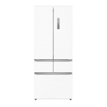 618预售、PLUS会员：Midea 美的 60厘米薄系列 BCD-424WFPZM(E) 风冷多门冰箱 424L 白色