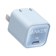 ANKER安克 安心充Pro苹果充电器氮化镓快充PD30W 套装蓝色20W