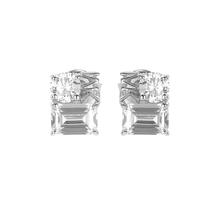 MICHAEL KORS 迈克·科尔斯 小巧方形镶钻银耳钉 MKC1665CZ040