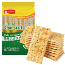 plus会员、需首购:adalilar安达香葱苏打饼干1kg