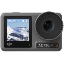 大疆 DJI Osmo Action 3 运动相机 摩托车骑行滑雪防抖 OA3 手持vlog摄像机 全能套装 无随心换 官方标配