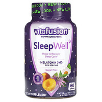 vitafusion 褪黑素睡眠软糖 60粒