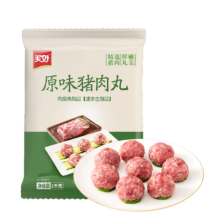 京东百亿补贴:美好 原味猪肉丸1kg
