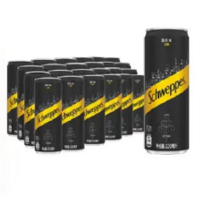 新活动、14日20点开始、京东百亿补贴：可口可乐（Coca-Cola）Schweppes无糖零卡苏打水汽水饮料 330mL 24罐 1箱装 原味