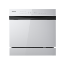 东芝(TOSHIBA)洗碗机嵌入式家用 小白桃洗碗机 10套 全自动 热风烘干 光触媒净味除菌T5W
