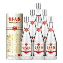 概率劵，Plus会员：宝丰牌 宝丰大曲 时间经典 清香型白酒 50度 500ml*6瓶 整箱装