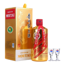京东百亿补贴：MOUTAI 茅台 飞天 颜色系列 金色 53度 酱香型白酒 500ml 单瓶