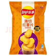 plus会员、限天津等地区：乐事（Lay's）红薯片 自然原味 60g 薄切*3件