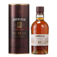 亚伯乐（Aberlour）12年 双桶陈酿 单一麦芽威士忌 700mL 进口洋酒