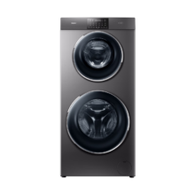 预售、PLUS会员：Haier 海尔 子母洗衣机 13kg分区+洗烘一体+微蒸空气洗+双喷淋