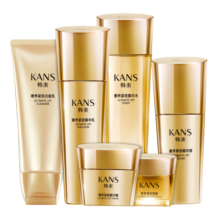 韩束（KanS）护肤品套装抗皱紧致聚时光鎏金八件套礼盒：水+乳+精华+霜+眼霜