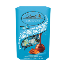 lindt 瑞士莲 意大利原装进口  海盐焦糖软心巧克力200g*5件