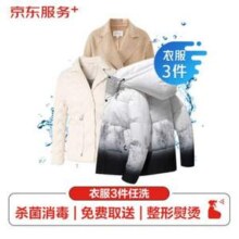京东服务 衣服干洗 任洗3件