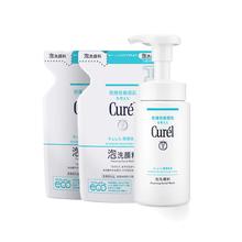 共410ml 珂润保湿洁面泡沫+补充包