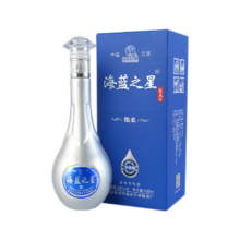 海蓝之星 洋河镇 6A级白酒52度 500ml*6瓶